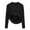Black, variant on YDFCWXW Women's Fleece Sherpa Lined Sweater 2025 Winter Thermal Shirts Long Sleeve Neck Slim Fitted Pullover Tops (Black, One Size)