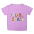 thumbnail image 4 of WMQPNNS Girls Summer Shirts Short Sleeve T-Shirts Kids Tops Size 8 Casual Loose Fit Crewneck Printed Graphic Tees Basic Cotton Tee Tops(Size 9-10 Years, A-Purple), 4 of 4