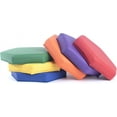 thumbnail image 3 of Schooled Set of 6 Cushioned Floor Seats Hexagon Spot Markers Flexible Floor Chair for Kids, 3 of 9