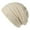 beige, variant on Cable Knit Beanie for Men & Women, Thick Soft Stretchy Winter Hat, 56-61cm,one size fits all,white