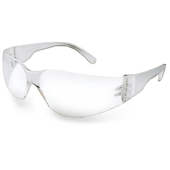 Nova™ E Series, One-Piece Lens Safety Glasses, Scratch Resistant, Available in Clear, Smoke, Amber, and Clear Anti Fog (144 pairs / case)
