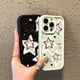 thumbnail image 3 of Bonita funda de silicona con estrellas rosas para iPhone 16, 15, 14 Pro Max, 13, 12, 11 Pro Max, X, XS, XR, 7, 8, 15, 14 Plus, SE 2020, a prueba de golpes, 3 of 4