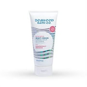 Seaweed Bath Co. Energize Body Cream, Grapefruit Orange Scent, 6 Ounce, Sustainably Harvested Seaweed, Matcha, Vitamin C