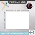 thumbnail image 4 of Set of 24 White Board Dry Erase Boards Classroom Pack White Boards 9"x12” Double Sided Personal Whiteboards, 4 of 9