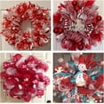 thumbnail image 4 of XINQIHANG 4 Rolls Decor Mesh Poly Ribbons 10 Inch x 30 Feet, 4 of 6