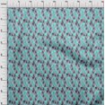 thumbnail image 4 of oneOone Tissu Popeline de Coton Triangle Imprimé Géométrique au Mètre 56 Pouces de Large, 4 of 5