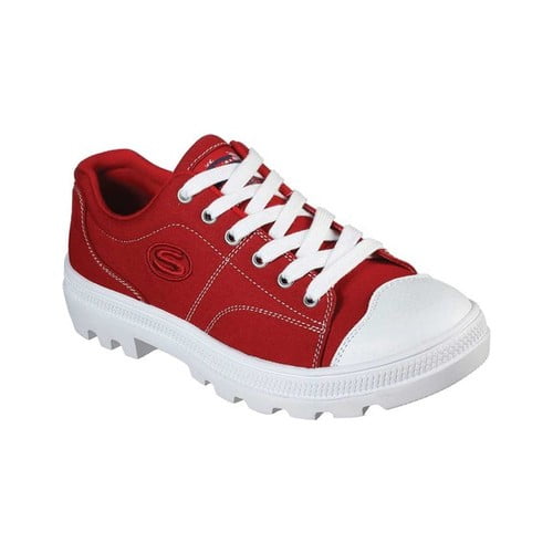 skechers red tennis shoes