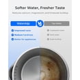 thumbnail image 3 of Rechargeable Water Filter Dispenser, 5-Stage Long-Life Instant Electric Pitcher, Reduces 70+ Contaminants, Softens Water, 15-Cup Portable Countertop System, 3 of 10