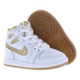 thumbnail image 4 of Toddler's Jordan 1 Retro High OG White/Metallic Gold (FD2598 107) - 9, 4 of 4