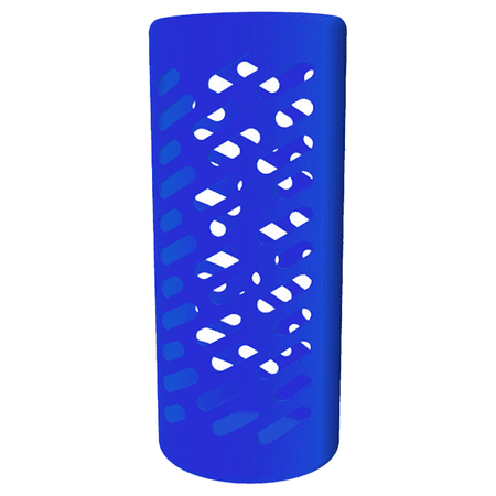 

Glass Bottle with Protective Silicone Sleeve for Office Gym Travel Home Fridge Dark Blue