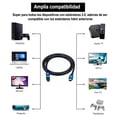 thumbnail image 2 of Cable HDMI 4K 2.0 Compatible Con TV/Laptop/PC/HDTV 1.5 METROS De Alta Velocidad 18Gbps, 2 of 8