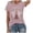 Pink, variant on LUOGENLI Tops for Women Dressy Casual Country Country Music Shirt for Women Vintage Tennessee Graphic Tshirts Western Short Sleeve Tee Tops Red Size L