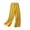 Yellow-21, variant on REALiKUN Women Wide Leg Linen Capri Pants High Waisted Cropped Palazzo Work Pants High Waist Business Casual Loose Dress Pants