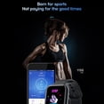 thumbnail image 3 of Graflsoa 1.3" Touchscreen Smart Fitness Tracker with Heart Rate, Blood Pressure, Sleep Monitoring, Remote Camera, Multi-Language Support - Pink Y68/D20 Bluetooth Bracelet, 3 of 6