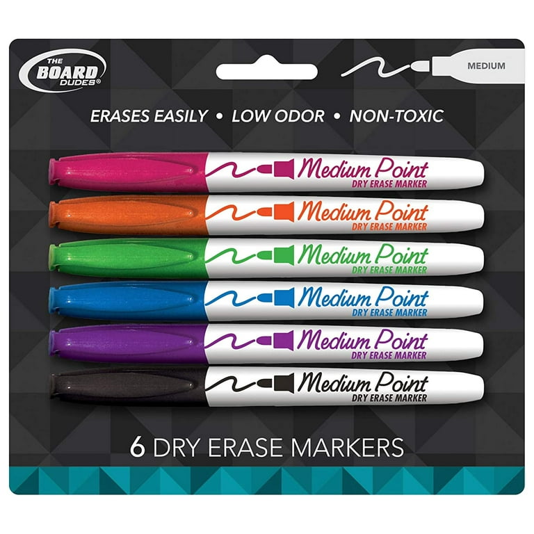 Mattel The Board Dudes Neon Dry Erase Markers