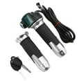 thumbnail image 2 of Electric  Throttle Grip, Digital Display Throttle Handle Real Time Accurate With Key For 12V To 99V Electric Vehicles Silver, 2 of 8