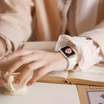 thumbnail image 2 of XiHAMA Scrunchie Bands Compatible with Apple Watch Bands Women 41mm 40mm 38mm 42mm 45mm 46mm, Stylish Stretchy Band Waterproof Elastic Solo Strap Wristband for iWatch SE Apple Watch Series10 9 876543, 2 of 8