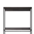thumbnail image 3 of Benjara Gin Wide Modular Closet System, 3 Gray Shelves, 2 Hanging Rods, Black, 3 of 5