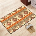 thumbnail image 3 of Vintage Southwestern Native Aztec Style Rugs Doormat, Non-Slip Machine Washable Carpets Floor Door Mat , 36" x 24", 3 of 6