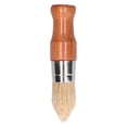 thumbnail image 1 of Cepillo de cerdas engrosadas para quitar el polvo, cepillo de pintura con mango de madera para encerar muebles, 1 of 10