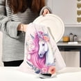 thumbnail image 6 of SKYSONIC Unicorn Kitchen Towels, 18 x 28 Inch Super Soft and Absorbent Dish Cloths for Washing Dishes, 1 PCS Reusable Multi-Purpose Microfiber Hand Towels for Kitchen, 6 of 7