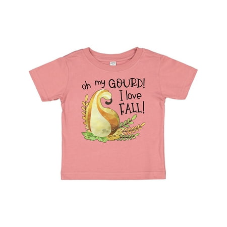 

Inktastic Funny Oh My Gourd! I Love Fall! Gift Baby Boy or Baby Girl T-Shirt