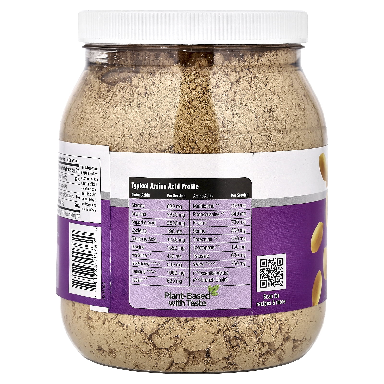 Pure Peanut Protein Plant Powder, 2 lbs ( 907 g), PB2 Foods