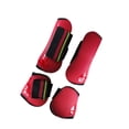 thumbnail image 3 of jinwen 4 Pieces Horse Tendon Boots Wraps for Cross Country Riding Sessions Training Red, 3 of 9