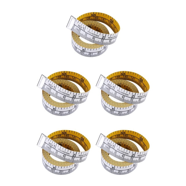 Toystoory 1.5m Tape Measurer Inch/Centimeter Body Measuring Tools Yellow Loss Sewing Supplies Ruler Measurement Weight Rulers Type1 NO1