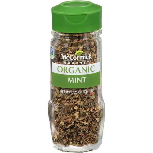 Mccormick Gourmet Organic Mint, 0.25 Oz - Pack of 2