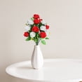 thumbnail image 4 of TIMIFIS Artificial Flowers for Outdoors Simulation of 18 Roses Exquisite European-Style Artificial Flowers Shooting Props Decorative Artificial Flowers Flower Arrangements Outdoor Faux Plants, 4 of 4