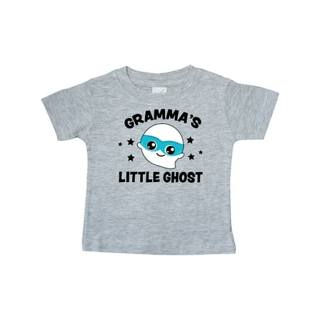 

Inktastic Cute Gramma s Little Ghost with Stars Gift Baby Boy T-Shirt