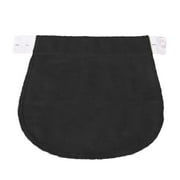 Ericealice Maternity Pregnancy Adjustable Elastic Belt Pants Extended Button (Black)