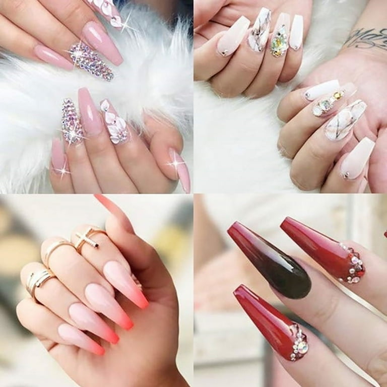 Natural clear acrylic nails outlet