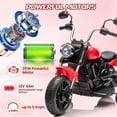 thumbnail image 3 of Ourlova 12V Kids Electric 3-Wheel Motorcycle with Training Wheels, Battery Powered, Reverse, Headlight, Horn, Music, Ride-On Toy, 3 of 9