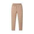 thumbnail image 5 of Resicozy Men Sweatpants With Pockets Baggy Straight Leg Drawstring Waist Joggers Pant Workout Gym Athletic Running Sweat Pants Camel L, 5 of 6