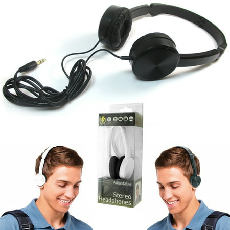 Over Head Stereo Headphones On Ear Foldable All Devices 3.5mm DJ iPod PC DVD