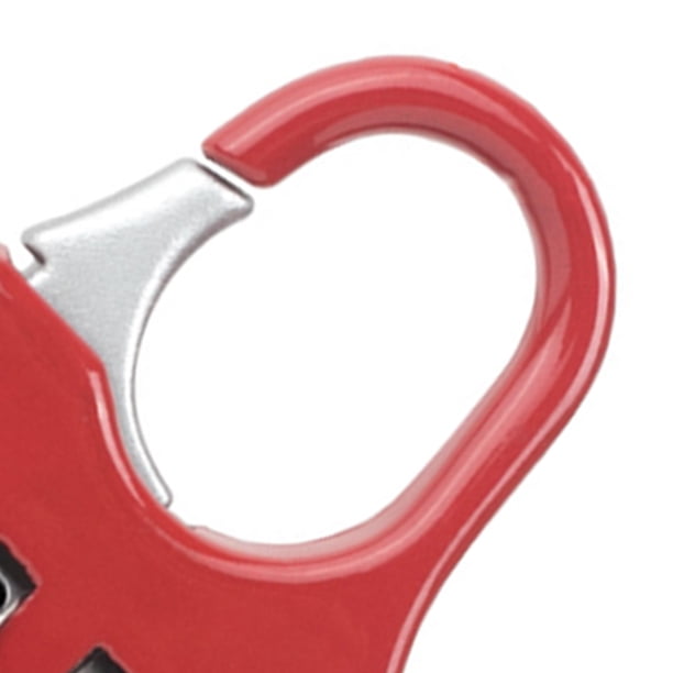 Bloqueo de contraseña de combinación de código de 3 dígitos Bloqueo antirrobo de mochila (rojo) Ndcxsfigh Nuevos Originales