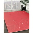 thumbnail image 3 of Ahgly Company Machine Washable Indoor Square Transitional Red Area Rugs, 3' Square, 3 of 7