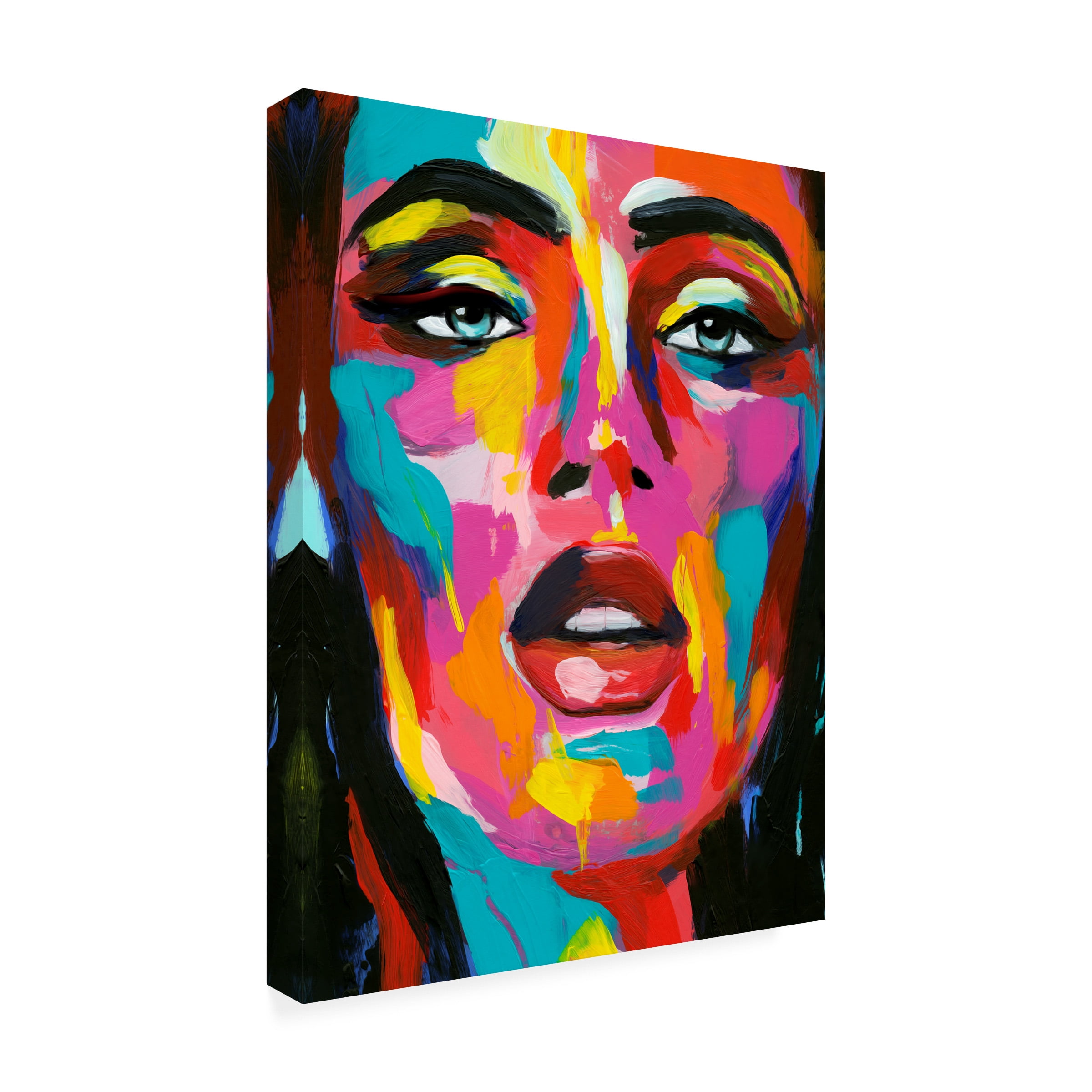 Annie Warren 'Prismatic Pout II' Canvas Art