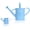 Light Blue, variant on Metal Watering Can for Outdoor Plants, 1 Gallon Galvanized Steel Watering Can with Removable spout for Outdoor & Indoor Use, Perfect for Garden Flower, Houseplants, Forest Green