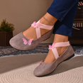 thumbnail image 5 of YOUYEDIAN Mary Jane Shoes Women Versatile Floral Deco Round Toe Low Heel Fashion Flats Comfy Slip On Double Strap Casual Dress Shoes, 5 of 5