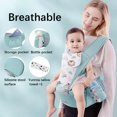 thumbnail image 4 of Multifunctional Newborn Baby Carrier Sling Wrap Versatile Backpack Front Back, 4 of 9
