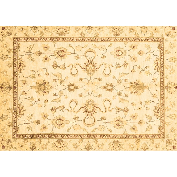 Ahgly Company Indoor Rectangle Oriental Brown Traditional Area Rugs, 8' x 12'