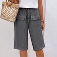 thumbnail image 3 of HAIJIE Swim Board Shorts Stretchy High Waisted Beach Shorts Womens Board Shorts for Girlfriend Summer Daily Wear, 3 of 6
