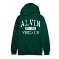thumbnail image 1 of Alvin Wisconsin Classic Established Premium Cotton Hoodie, 1 of 1