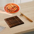 thumbnail image 5 of Fufafayo under $5 Wooden Pot Holder, Solid Heat Resistant Trivet for Casserole Pans Bowls, Natural Wood Insulation Mat for Kitchen Table Dining Protection, 5 of 6