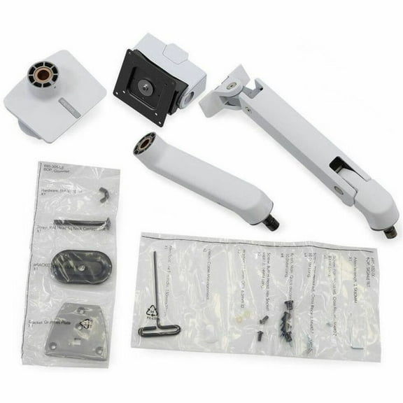 Ergotron Mounting Arm for Monitor, Curved Screen Display - White (45-693-216)