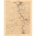 thumbnail image 3 of USGS 15x18 Black Modern Framed Museum Art Print Titled - New Castle Pennsylvania Quad - USGS 1904, 3 of 5