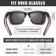 thumbnail image 3 of Gafas de sol Peekaco polarizadas UV400 para usar sobre lentes para hombre y mujer, 3 of 7